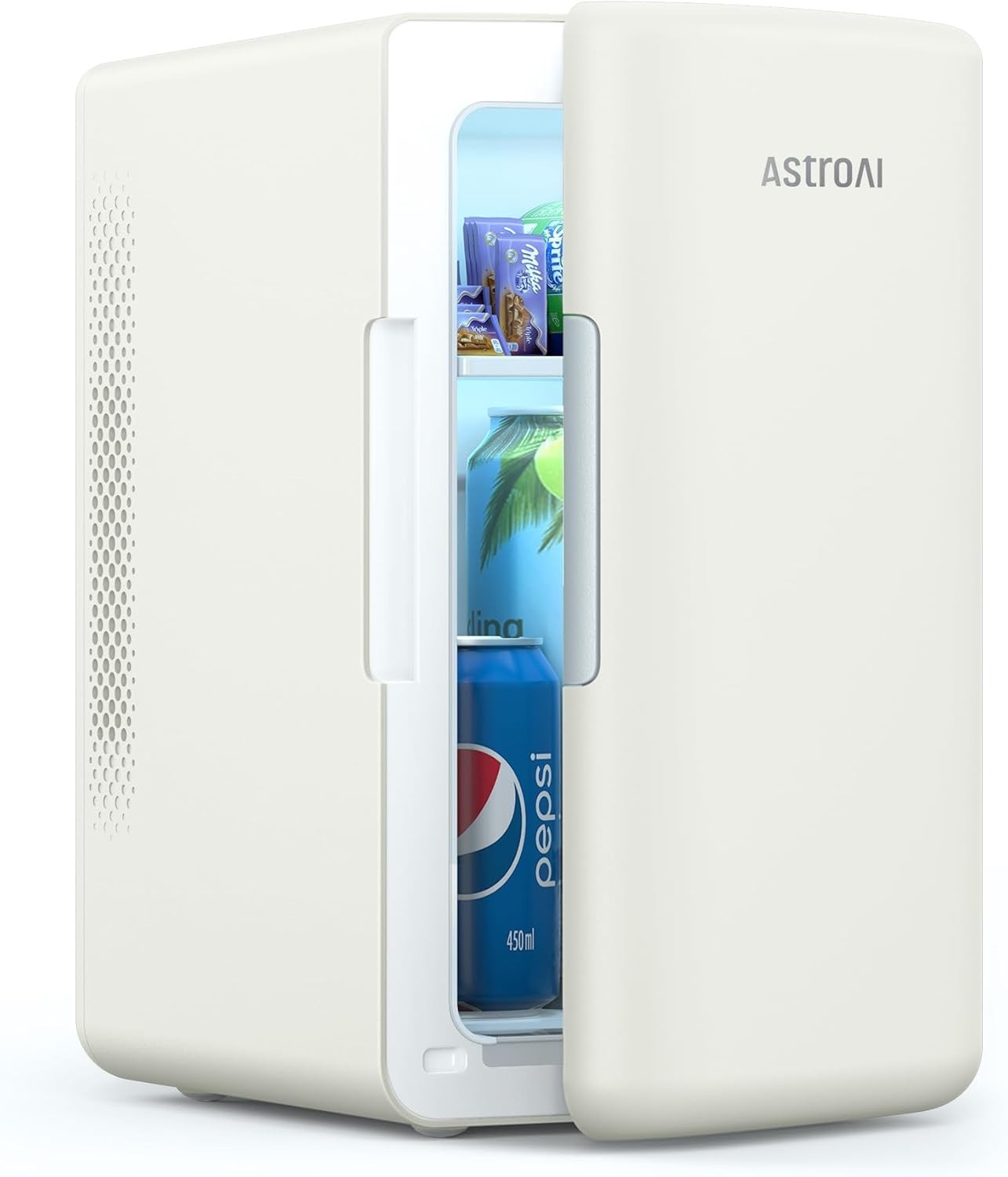 6L Mini Fridge Cooler & Warmer Portable Freestanding Countertop Beige