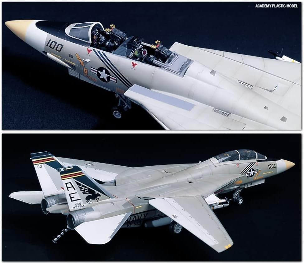 Military Aircraft Model Kit F-14A Tomcat 1:48 Scale Detailed Plastic Build