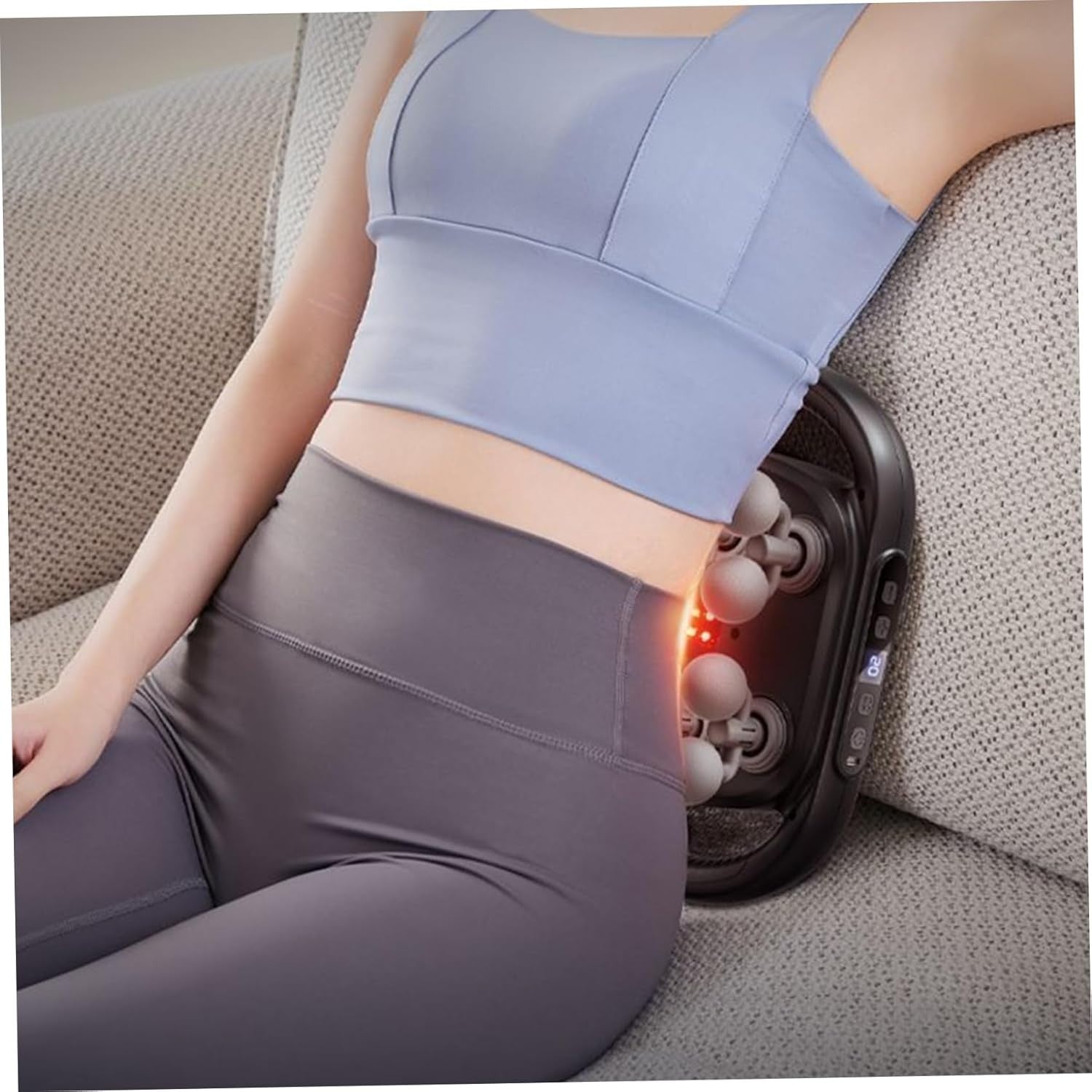 16 Head Back Massager Deep Tissue Muscle Relief 30 Intensities Rechargeable