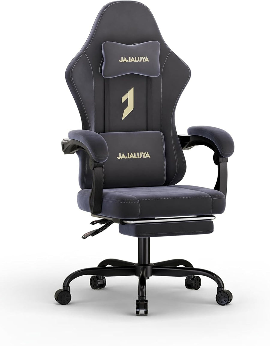 Ergonomic Gaming Chair w/ Footrest Reclining Lumbar 350lbs