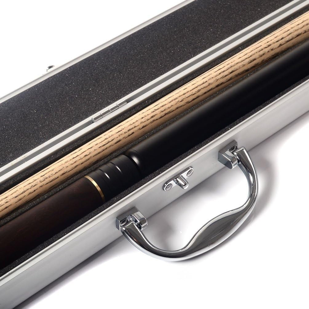 57in Snooker Cue 18oz Ash Shaft 3/4 Joint Dual Extensions Pro Set