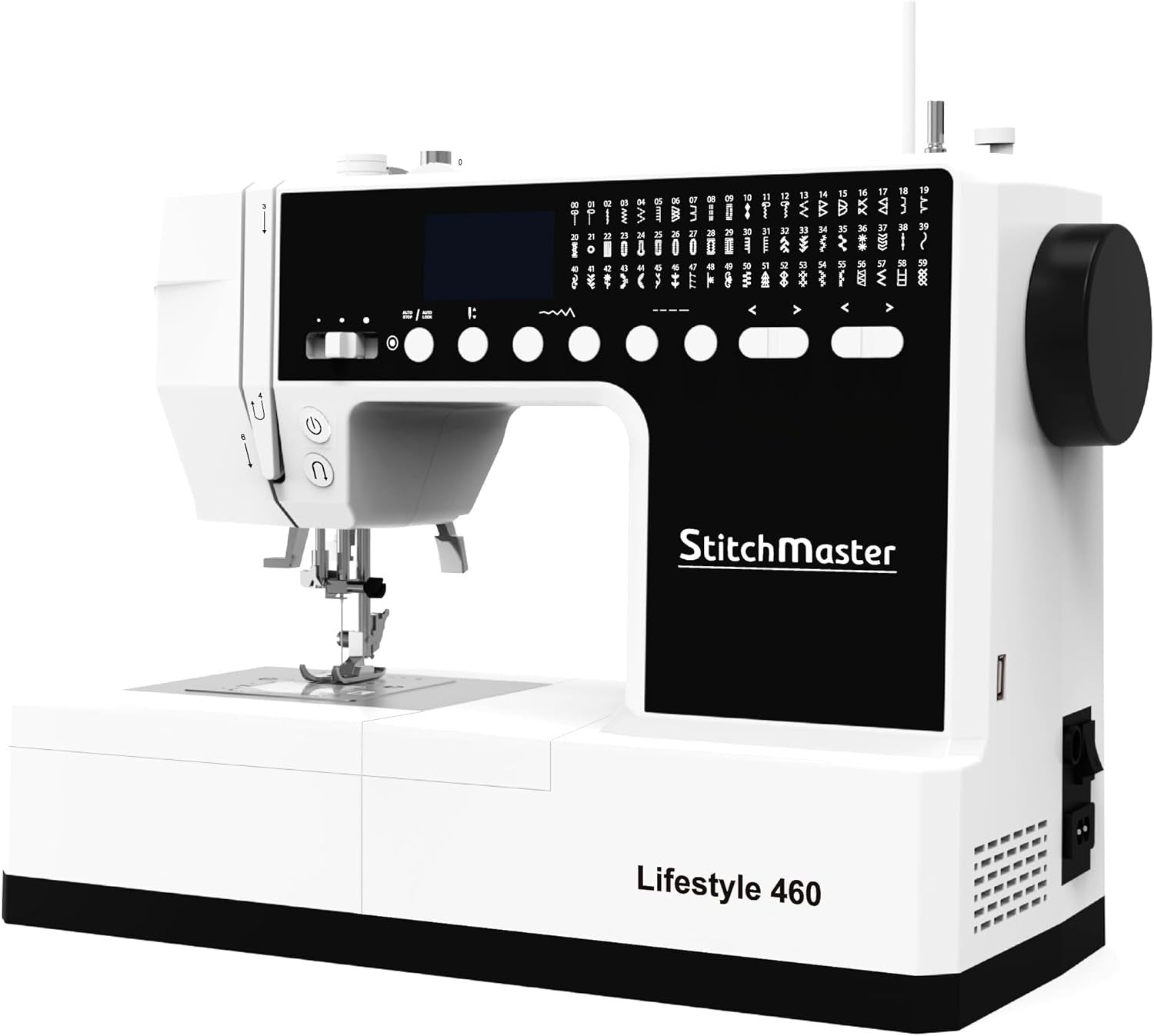 Electronic Sewing Machine 60 Stitch Quilting LCD Display Heavy Duty