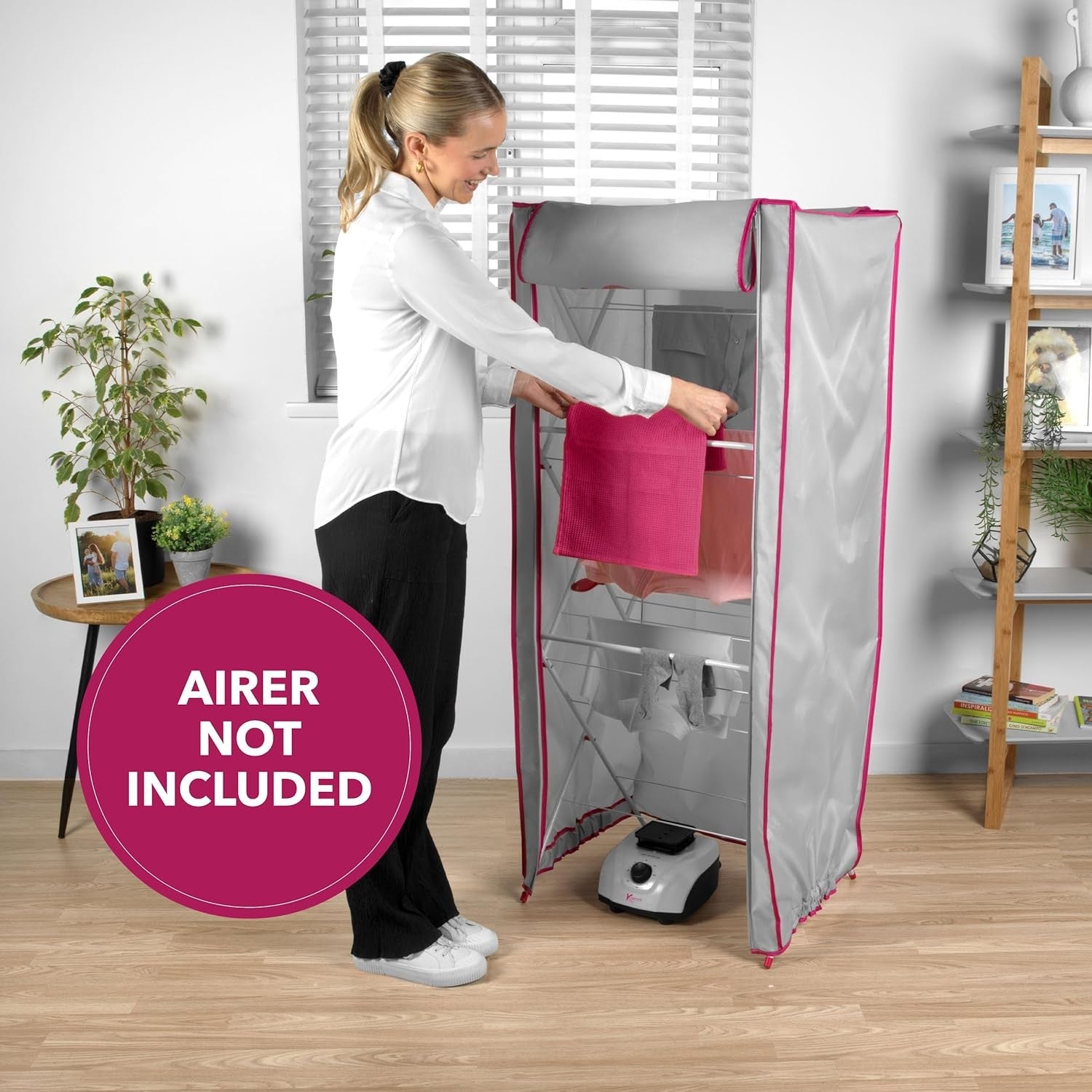 Heated Clothes Airer Cover Pod Electric Laundry Dryer Energy Saving Indoor