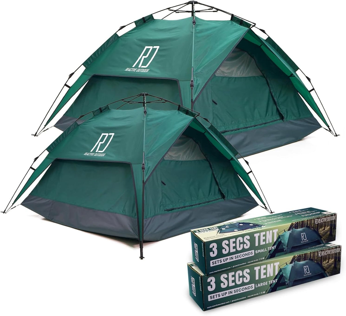 3 Person Pop Up Camping Tent 3 Second Instant Waterproof