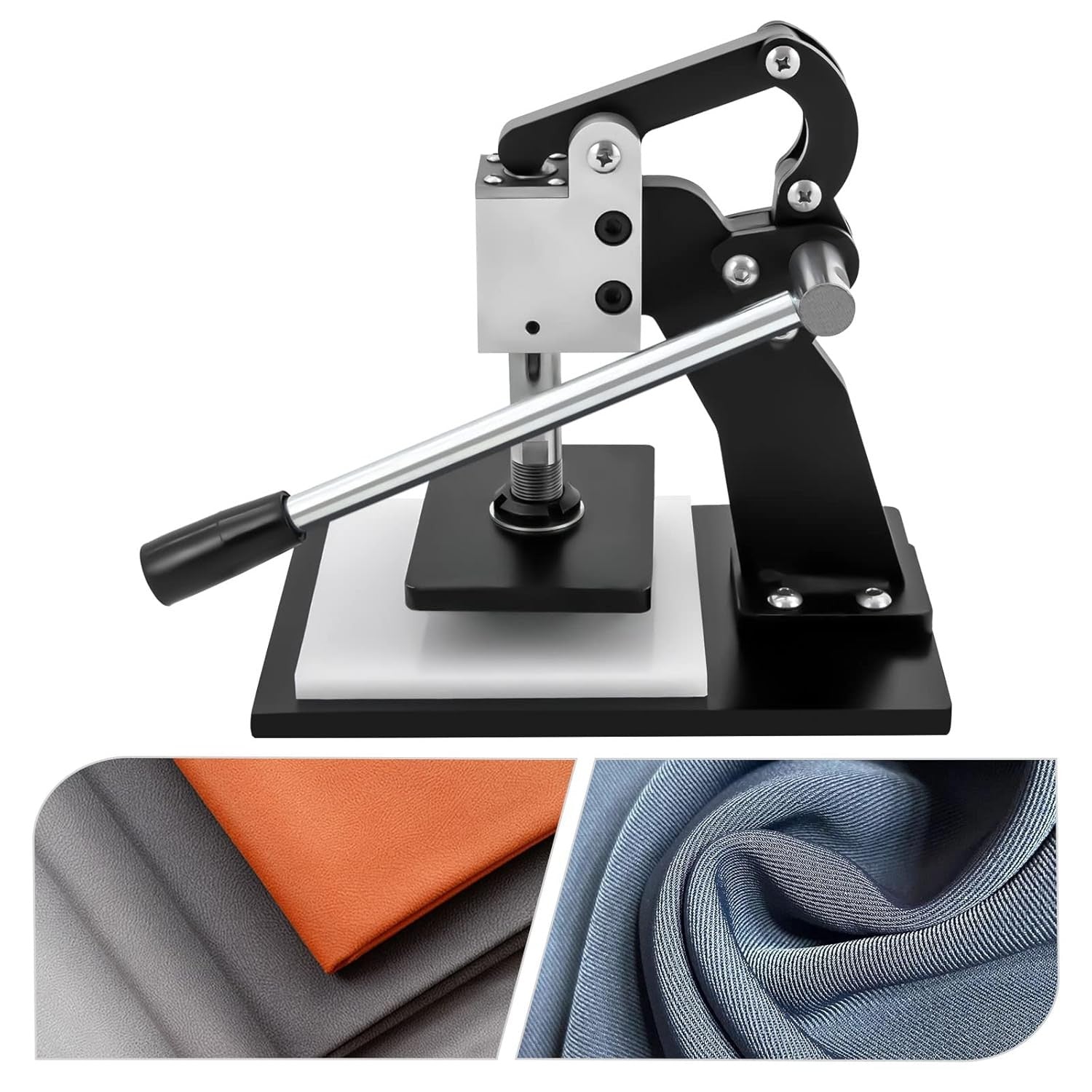 Manual Leather Cutting Machine Heavy Duty Die Cutter Embossing Press Tool