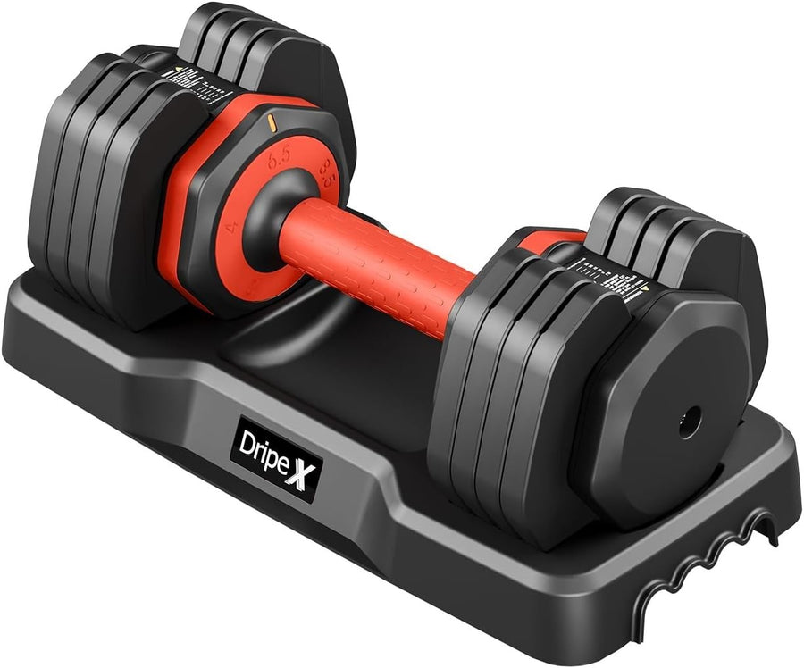 11kg Adjustable Dumbbell Single 5-in-1 One-Hand Dial Non-Slip Home Gym