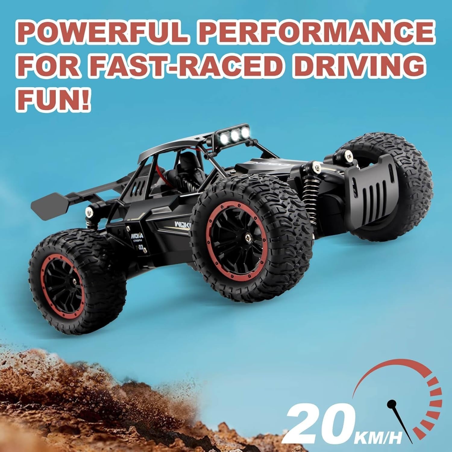 High Speed RC Car 1:16 Off-Road Monster Truck 2.4GHz Remote Control Toy