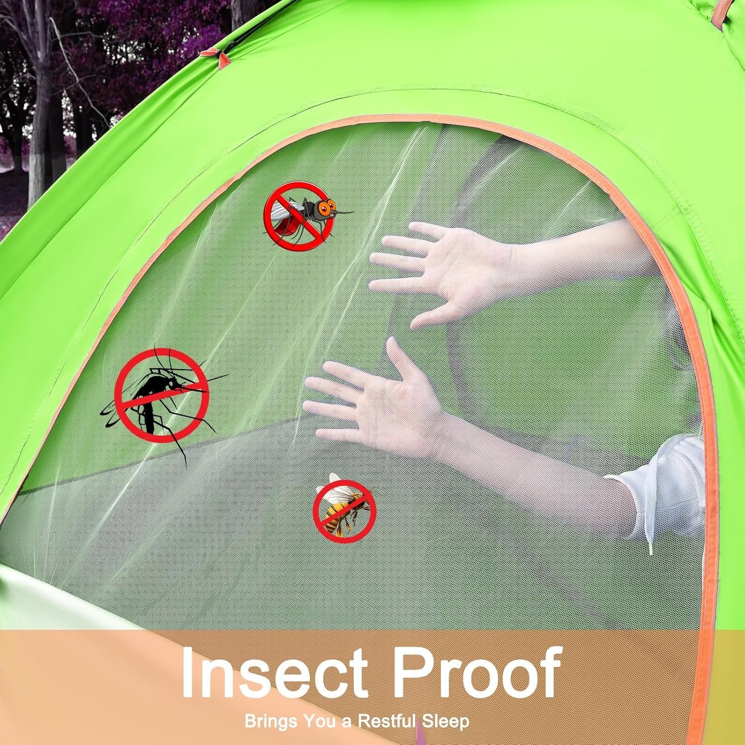 2-3 Man Automatic Pop Camping Tent Waterproof