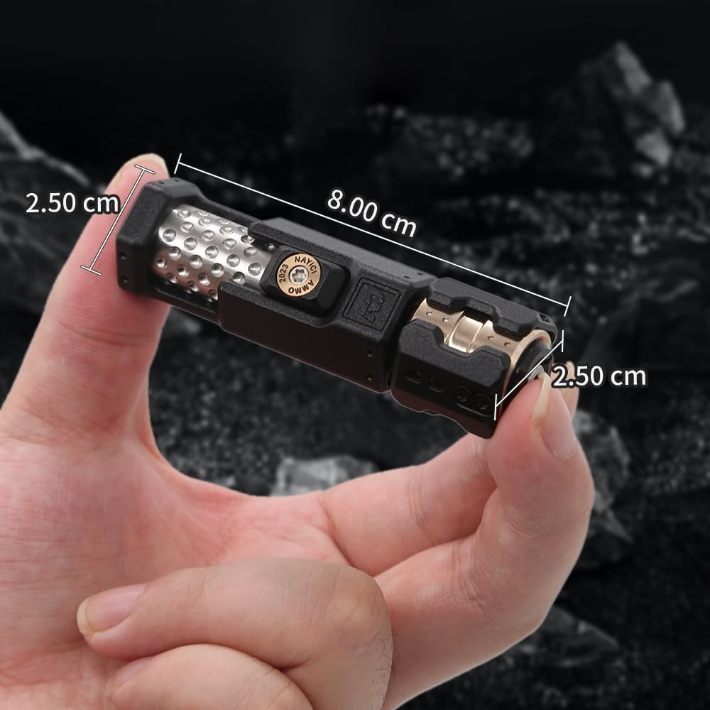 Black Metal Fidget Slider Magnetic Clicker Stress Relief EDC