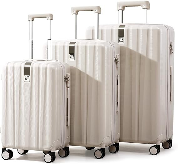 Front Open 26” Large Checked Trunk Luggage Hard Shell Spinner Lock