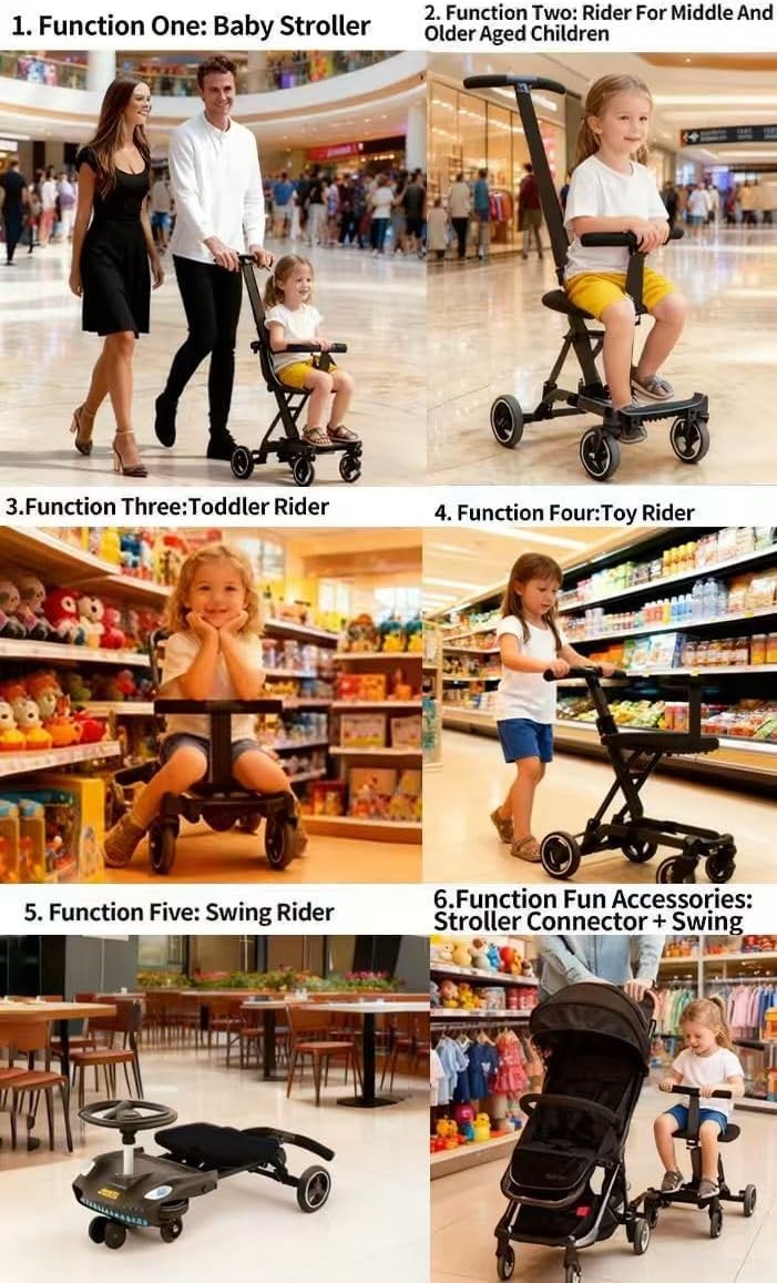 3in1 Baby Stroller Travel System Foldable Lightweight Toddler Buggy