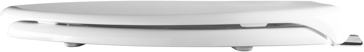 White Elongated Bidet Toilet Seat Compatible with Standard Toilets
