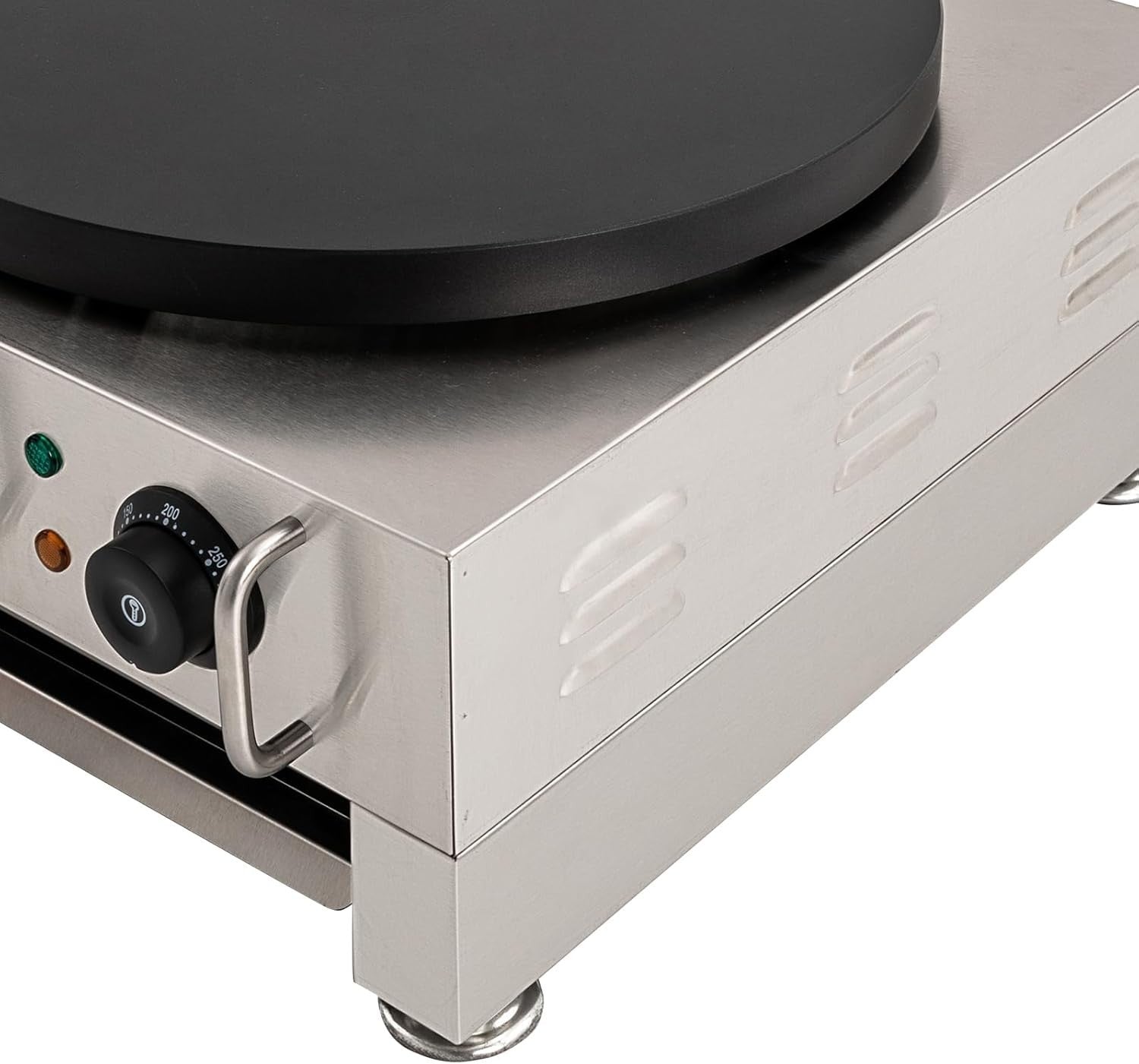16" Commercial Crepe Maker 1650W Large Non-Stick Electric Pancake Machine