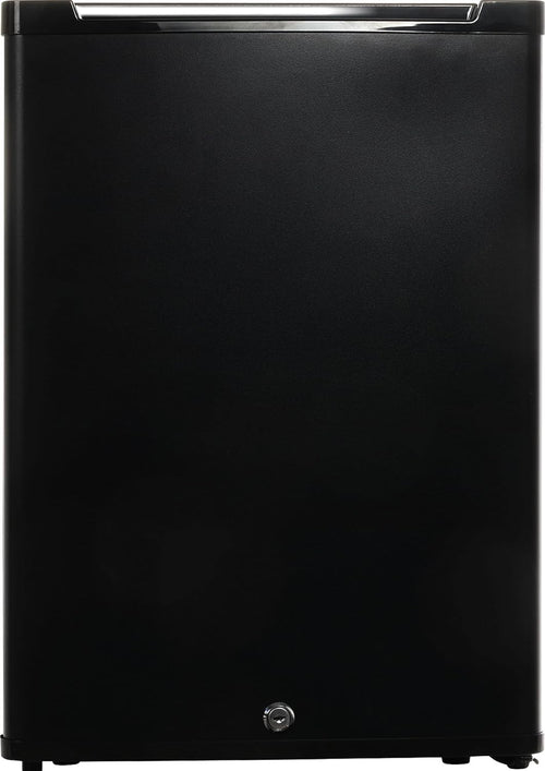 40L Lockable Minibar | Frost-Free, Adjustable Shelves, LED Light Black