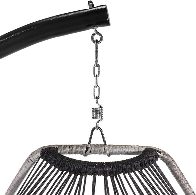 Luxury Egg Swing Chair with Cushion for Indoor Outdoor Patio Garden Relax