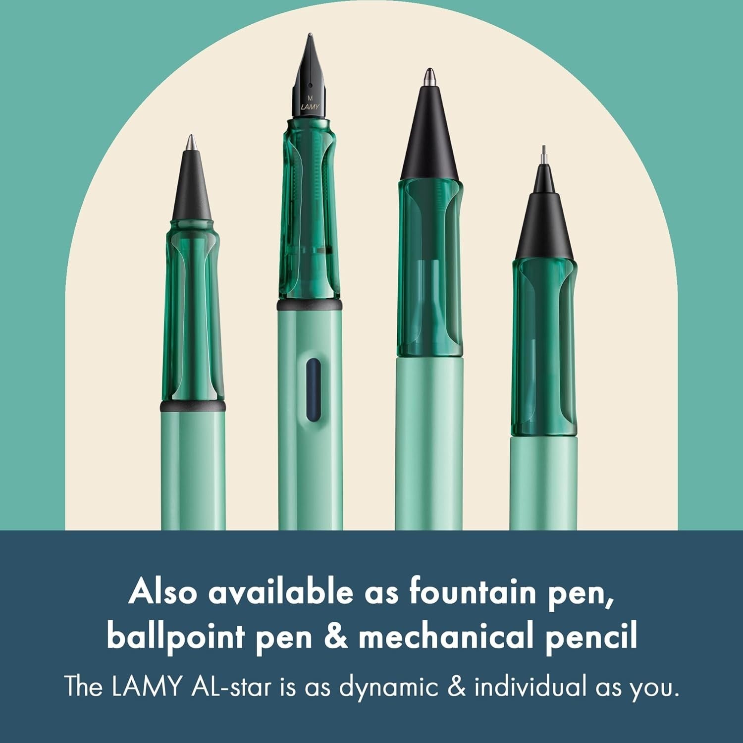 Mint Rollerball Pen Medium Black Ink Ergonomic Aluminum Gift