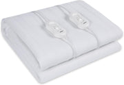 Electric Heated Blanket Super King Dual Control 3 Heat Settings Soft Polyester