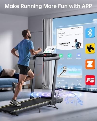 12% Incline 4in1 Folding Treadmill 16kmh Under Desk Walking Pad 130kg LED APP