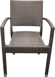 Stackable Rattan Armchair Outdoor Garden Patio Seating Commercial Grade