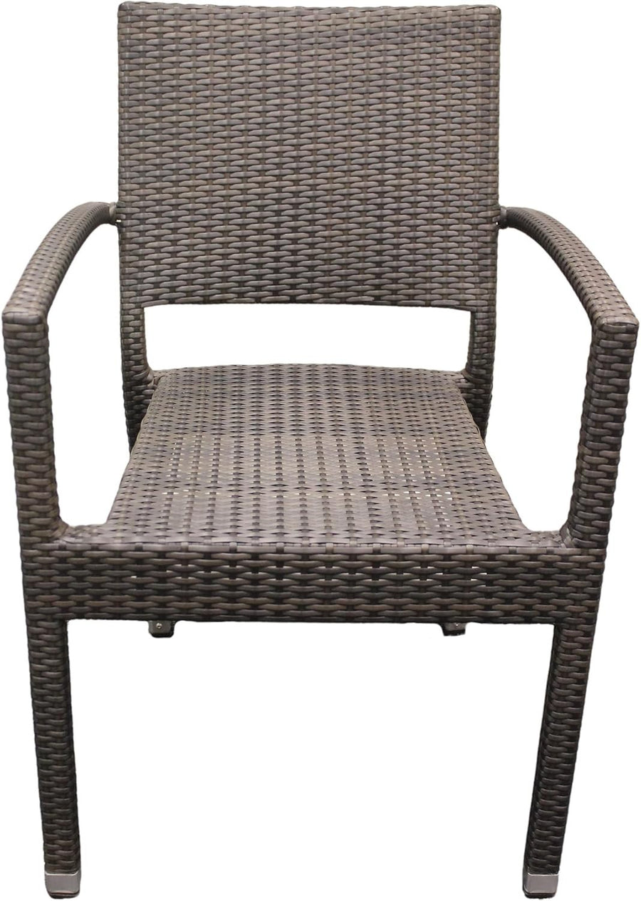 Stackable Rattan Armchair Outdoor Garden Patio Seating Commercial Grade