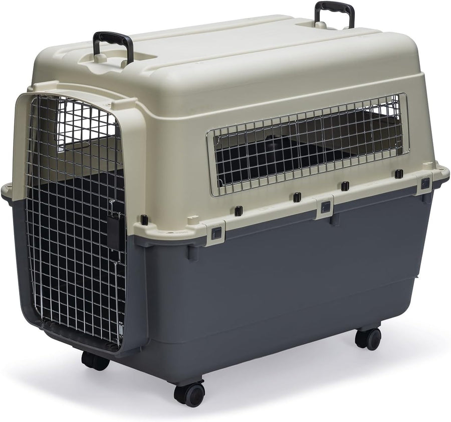 Lockable Durable Large Dog Travel Crate IATA Approved 91x60x74cm
