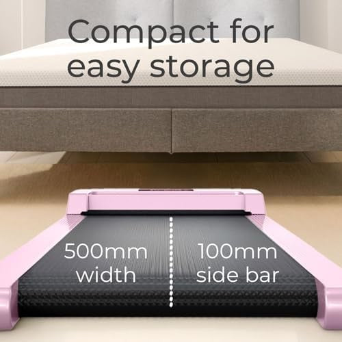 Under Desk Walking Treadmill LED Display Adjustable Speed Home Office
