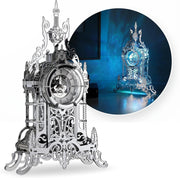LED 3D Tower Clock Puzzle with Color-Changing Lights, DIY Decor Gift