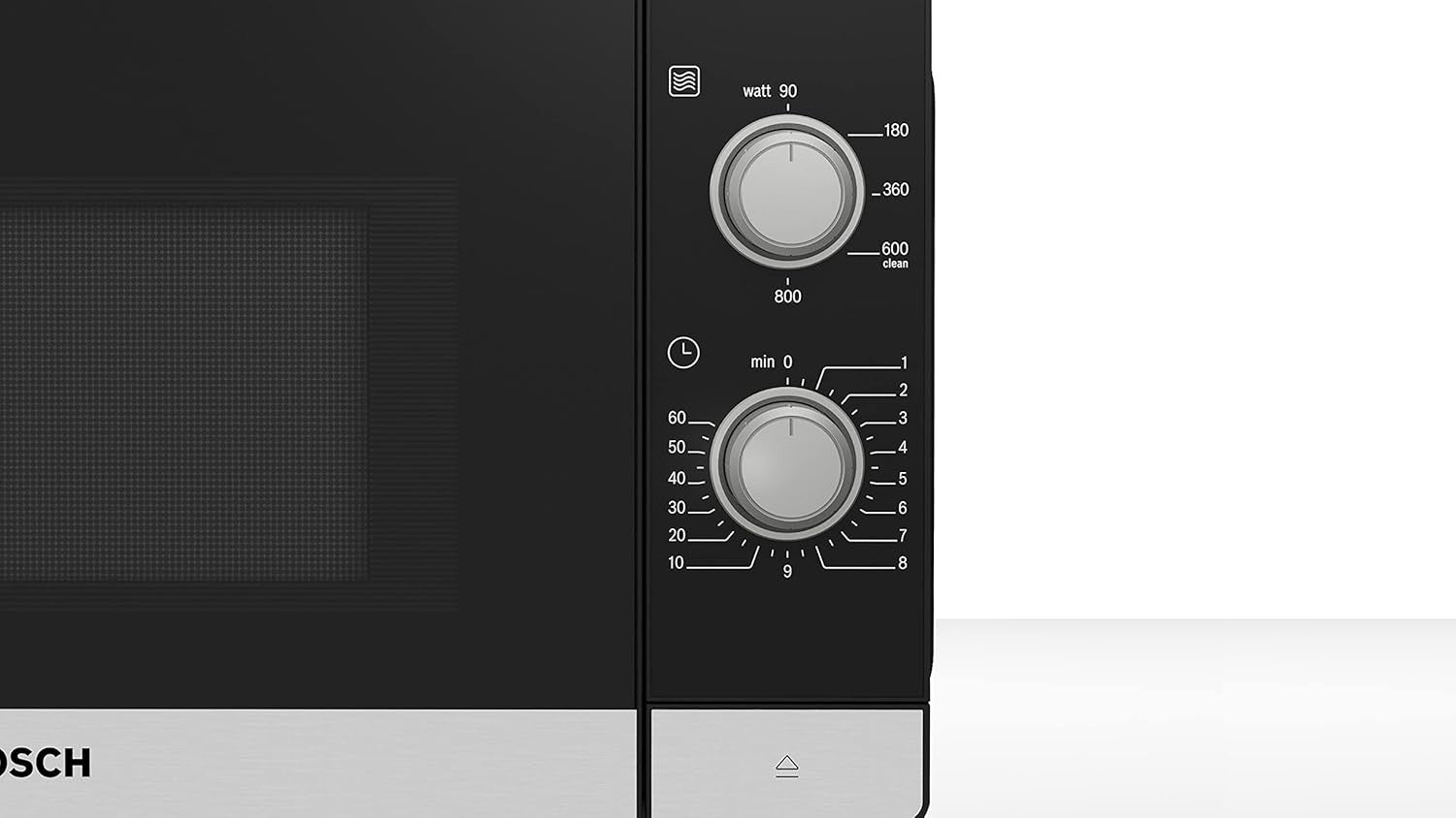 Stainless Steel Freestanding Microwave 44x26cm Compact
