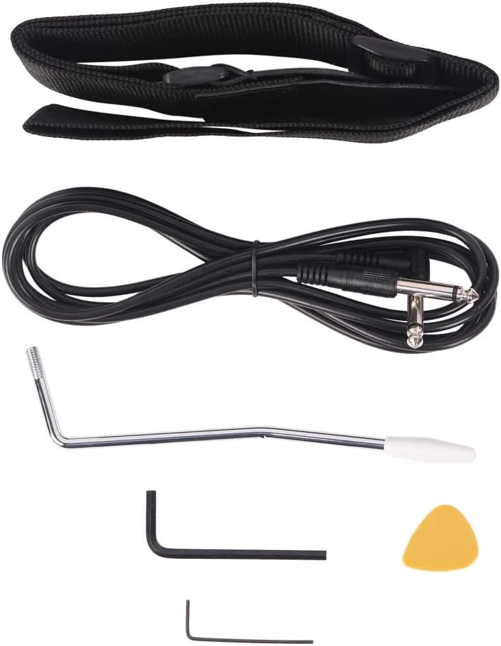 Full Size Electric Guitar Kit 20W Amp Black Beginner Pack