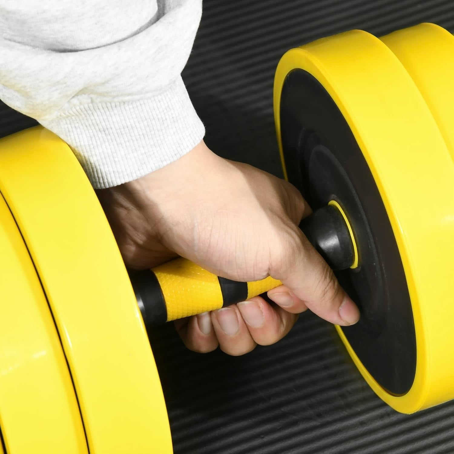 30KG Adjustable Dumbbell Barbell Set 3 in 1 Home Gym Weights