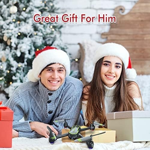 Loolinn GPS Drone 1080P Camera, Auto Return, Follow Me, 32 Min, 2 Batteries