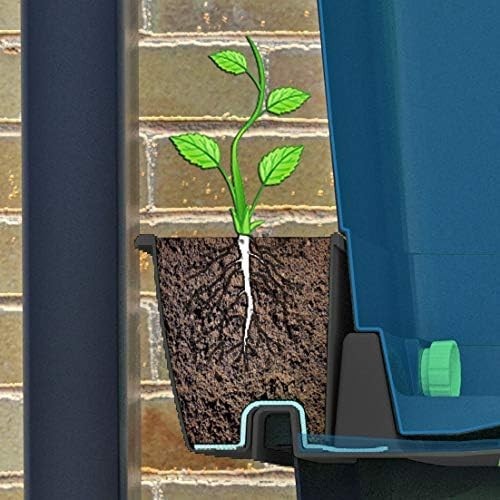 200L Water Butt Set With Stand Rain Diverter Fast Flow Taps Garden Storage