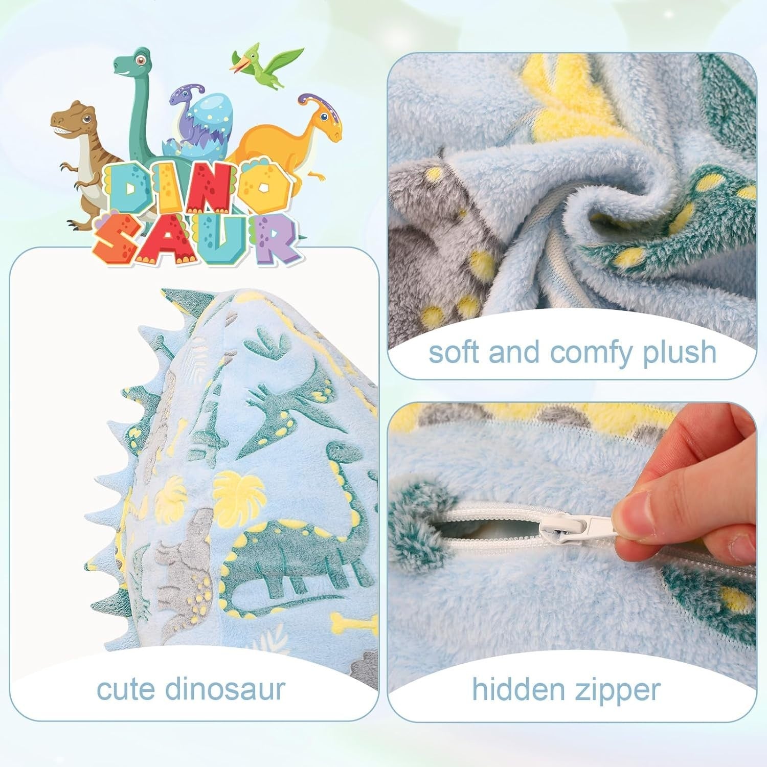 Large Blue Kids Bean Bag Chair with Removable Washable Cover - Durable Seat