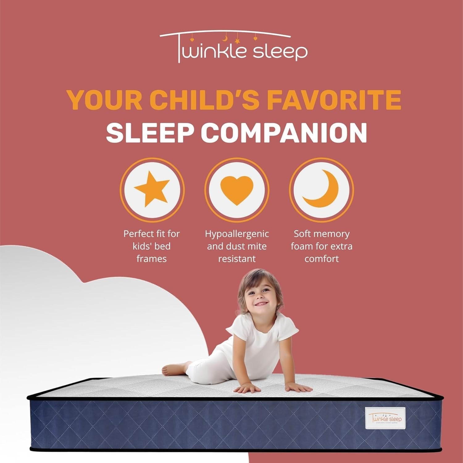 4FT6 Kids Memory Foam Mattress | 20cm Thick | Orthopaedic | UK Made