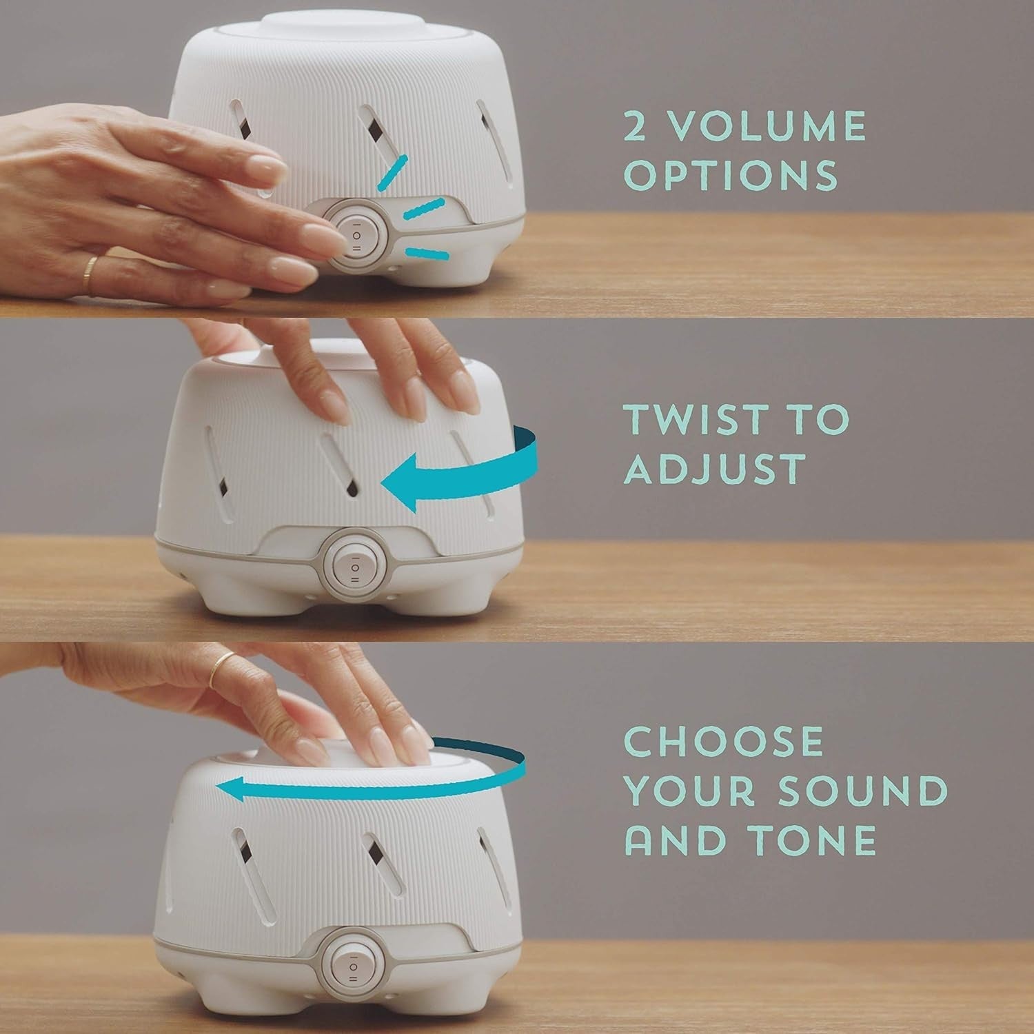 White Noise Machine for Sleep, Baby, Office, Dogs – Adjustable Sound