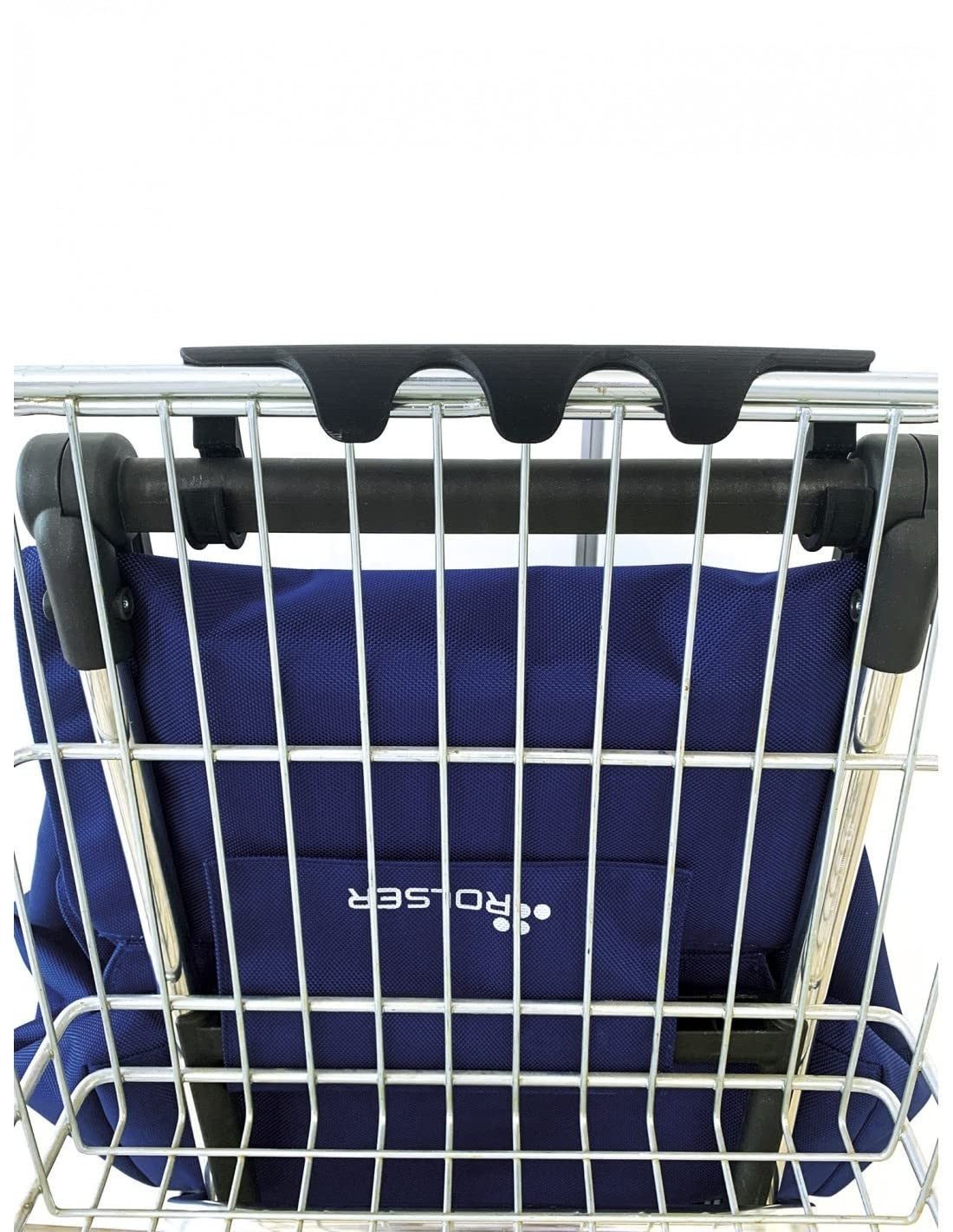 Foldable 4-Wheel Shopping Trolley – Lightweight Aluminium, Bordeaux