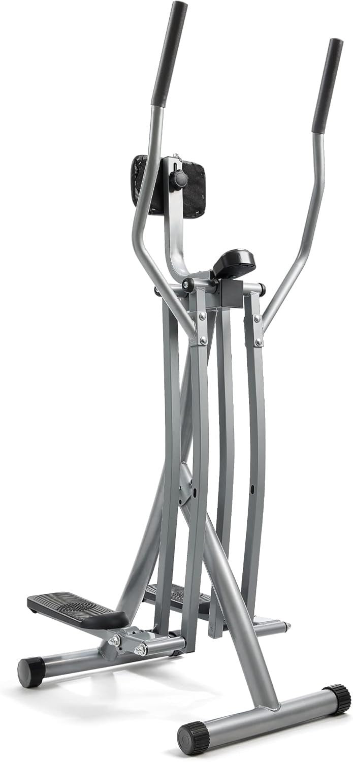 Elliptical Air Walker & Hydraulic Rowing Machine Home Gym Fitness Set