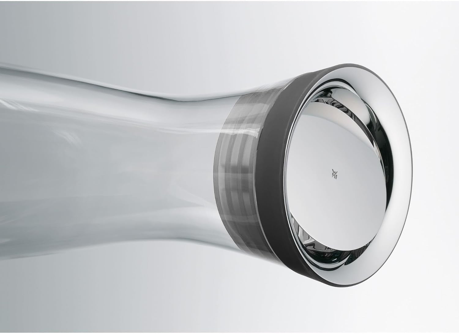 1.5L Glass Water Decanter with Close-Up Stopper | Leakproof Fridge Carafe