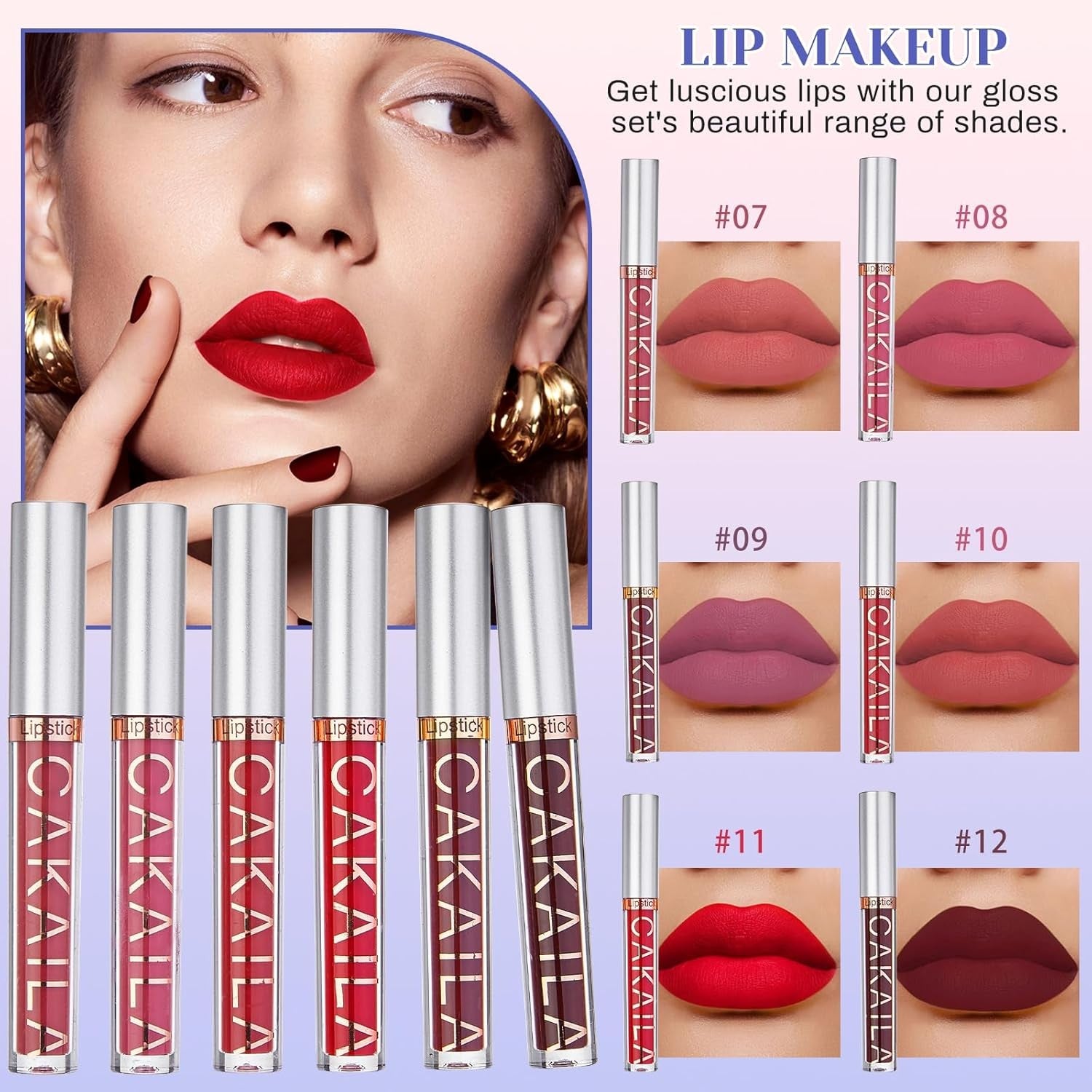 50PCS All-in-One Makeup Kit – Eyeshadow, Lipstick, Brushes & More for Women