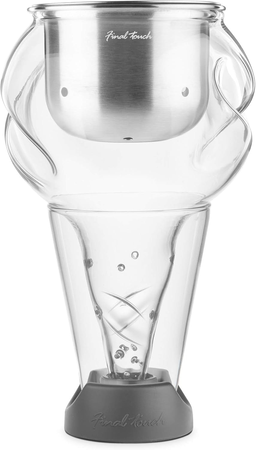 Stainless Steel Wine Aerator Filter for Decanters | Instant Smooth Pour
