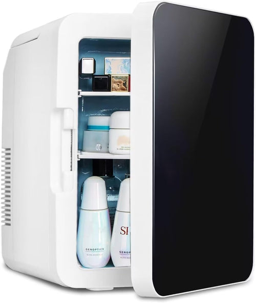 10L Mini Fridge Portable AC/DC Cooler Skincare Drinks Food Black