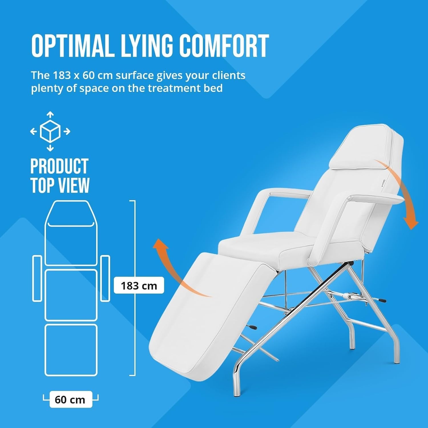 Adjustable Beauty Bed Massage & Tattoo Station Foldable Therapy Table