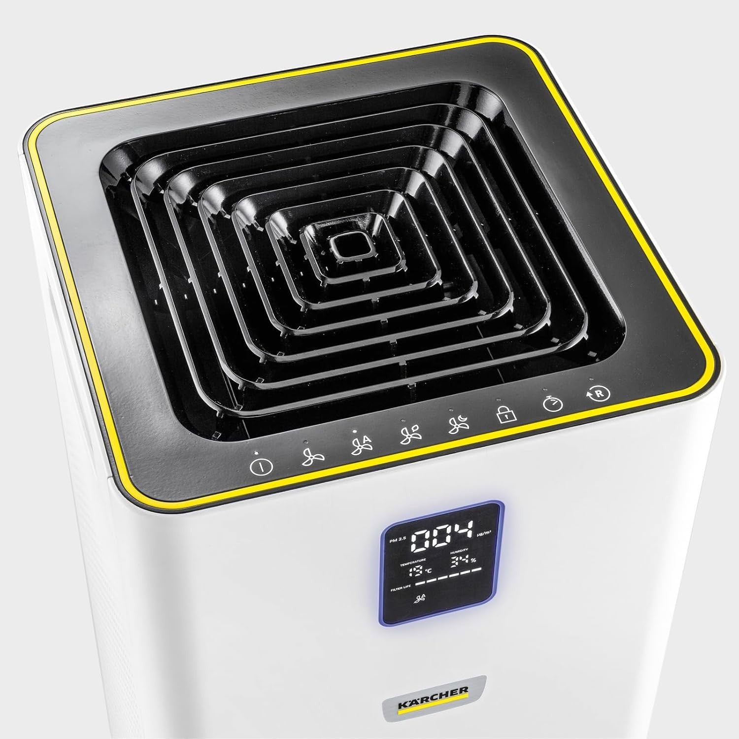 HEPA Air Purifier 520m³/h Large Room 50m² Auto Night Mode