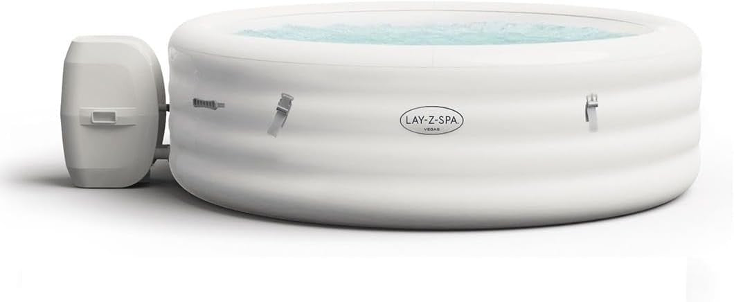 4–6 Person Inflatable Hot Tub 140 AirJet Heated Spa Freeze Protection