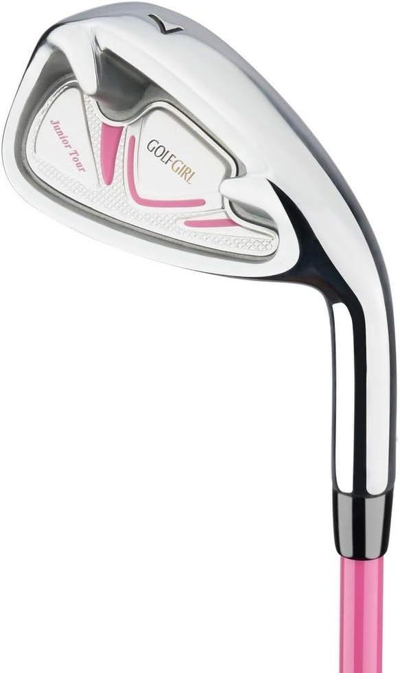 Girls Junior Golf Club Set Ages 4–7 Pink Driver Irons Putter Stand Bag