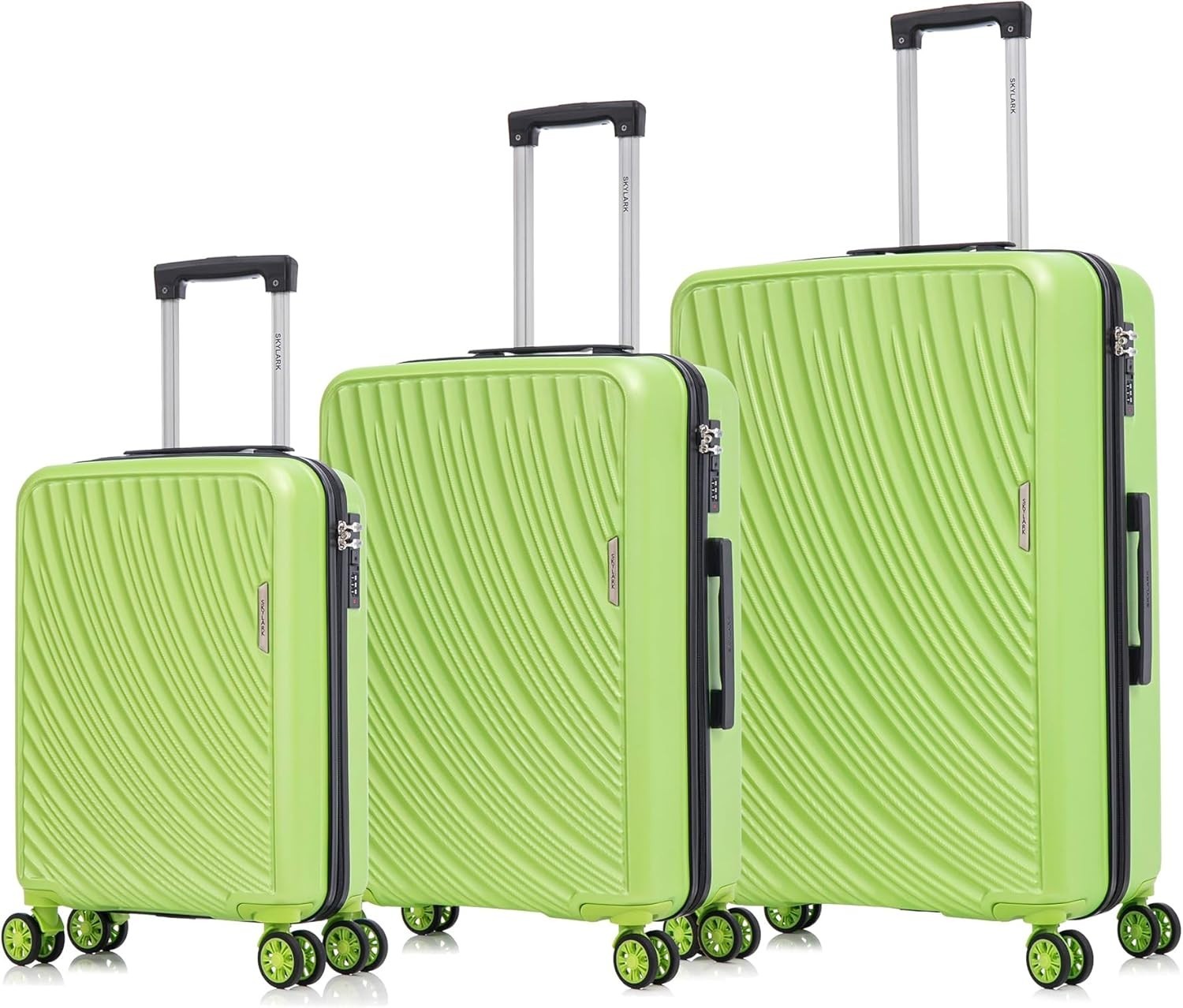 24 Inch Medium Travel Suitcase ABS Hard Shell Lightweight 4 Wheel Spinner