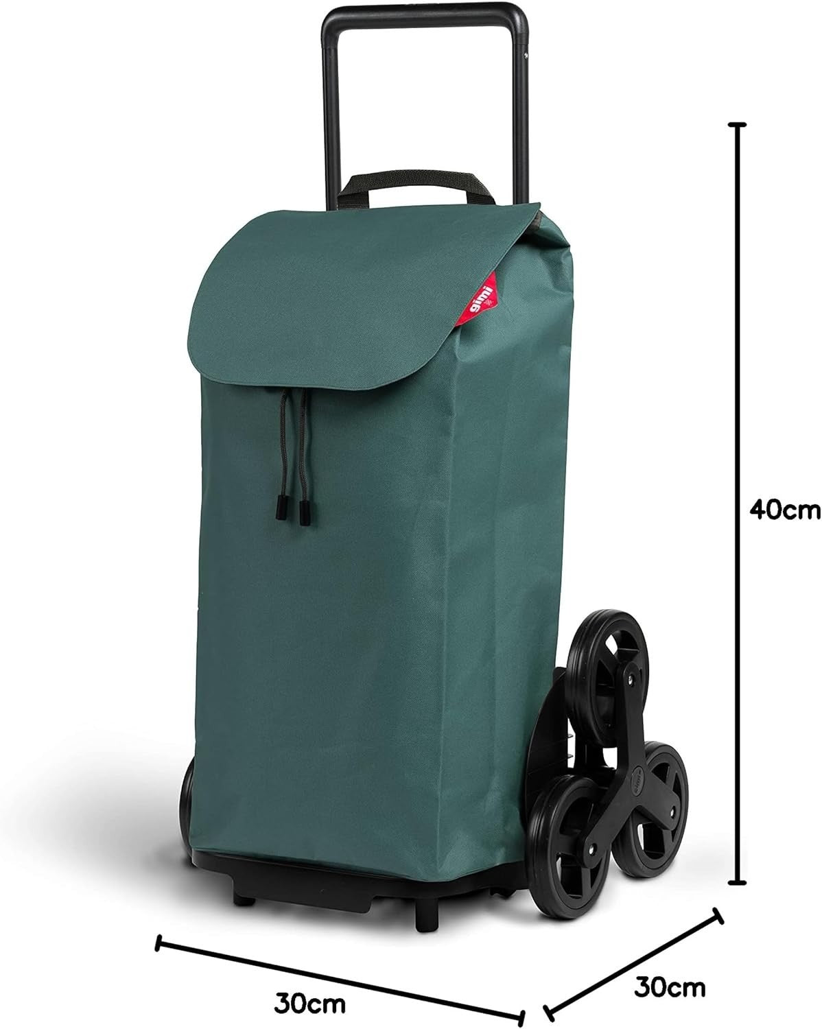 Foldable Waterproof Shopping Trolley with Stair-Climbing Wheels – 52L