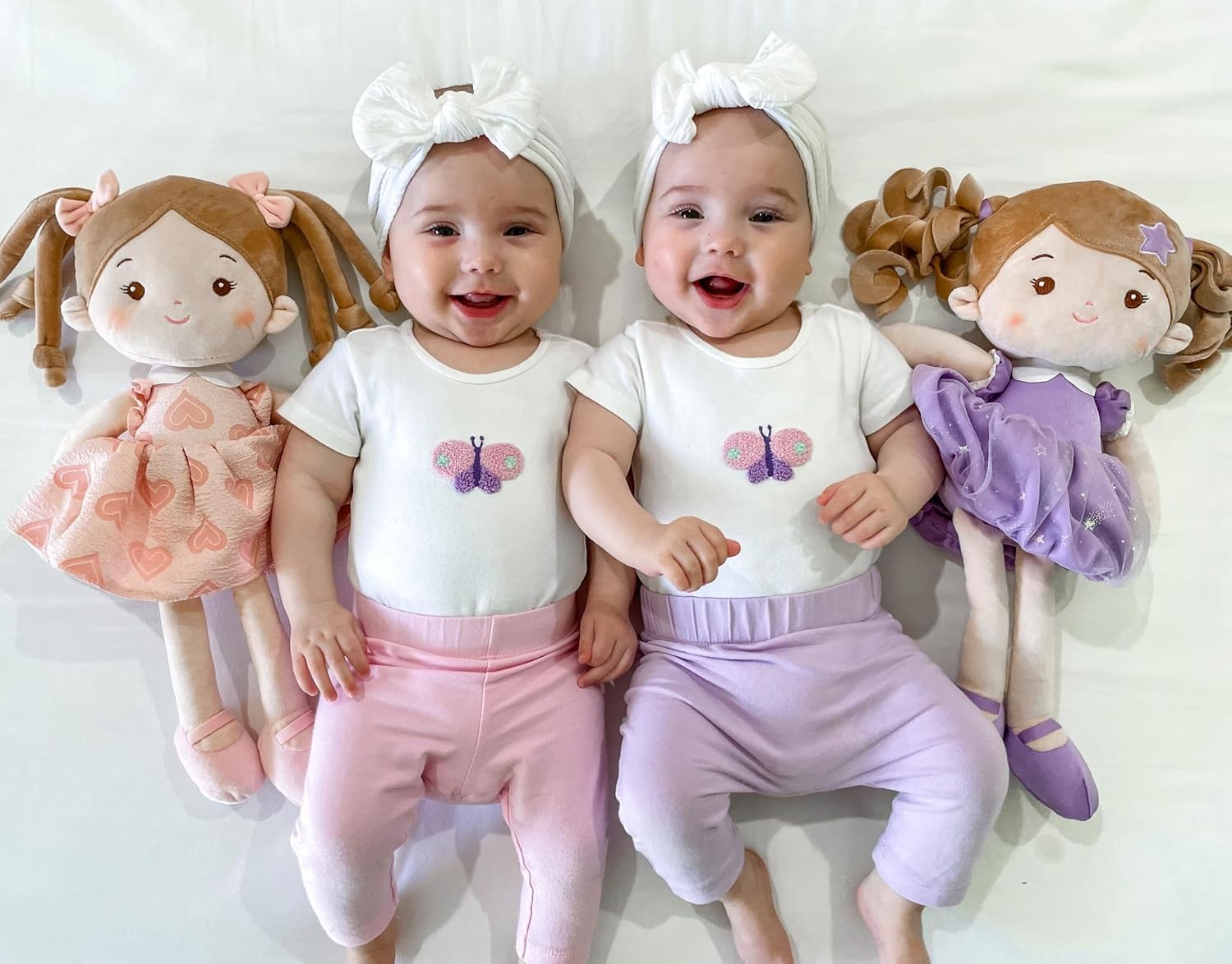 16” Ultra Soft Plush Baby Doll Rag Friend for Toddlers Ages 1+