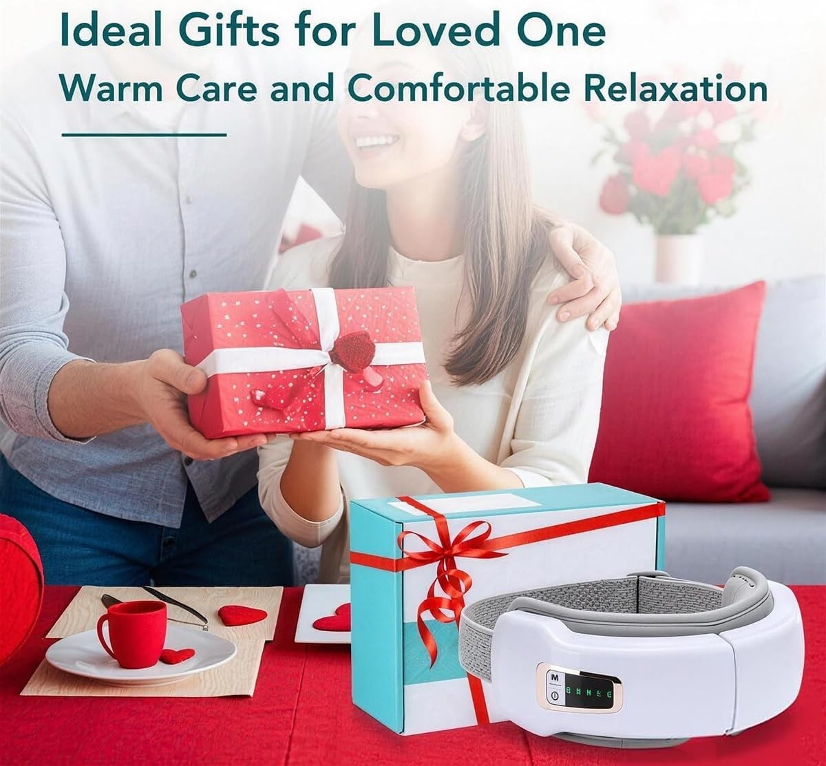 Heated Eye Massager Bluetooth Sleep Mask Dry Eyes Headache Relief