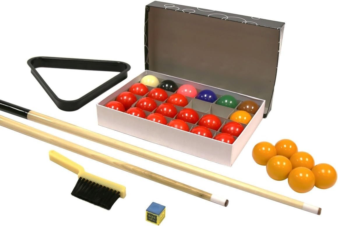 6FT Folding Pool Table Pub Style Snooker Set w Cues Balls Accessories